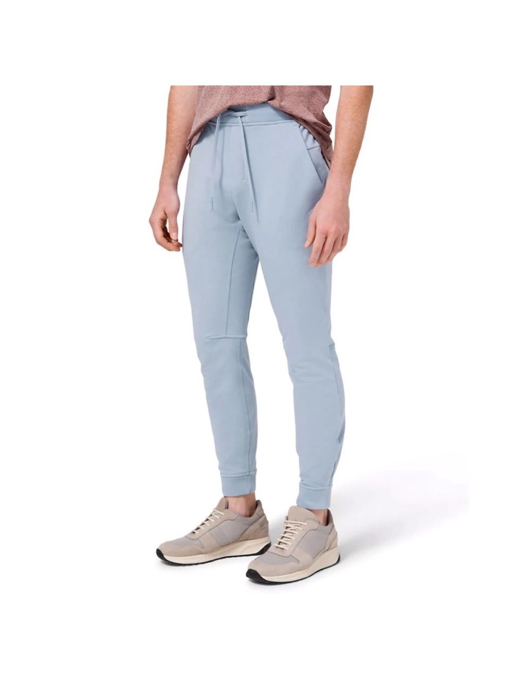 Lululemon City Sweat Jogger Mens Medium Chambray Blue French Terry Pants